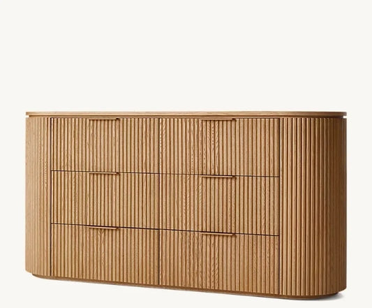 Engraved Wood Dresser