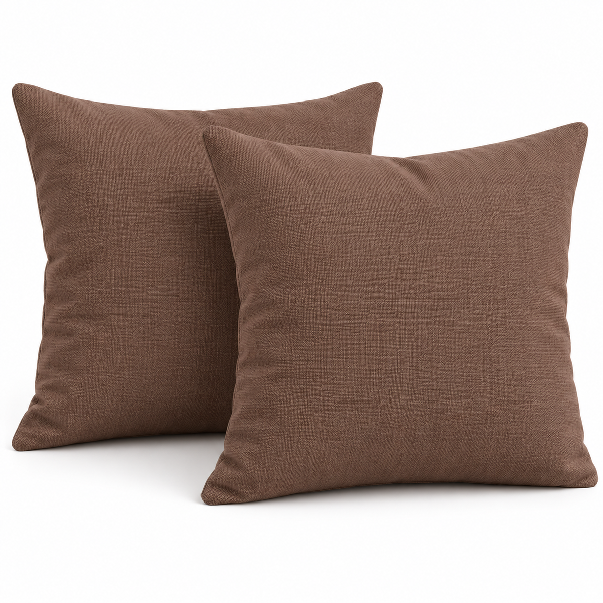 Cove Outdoor Cushions set of 2 in Brown, 45 x 45 cm