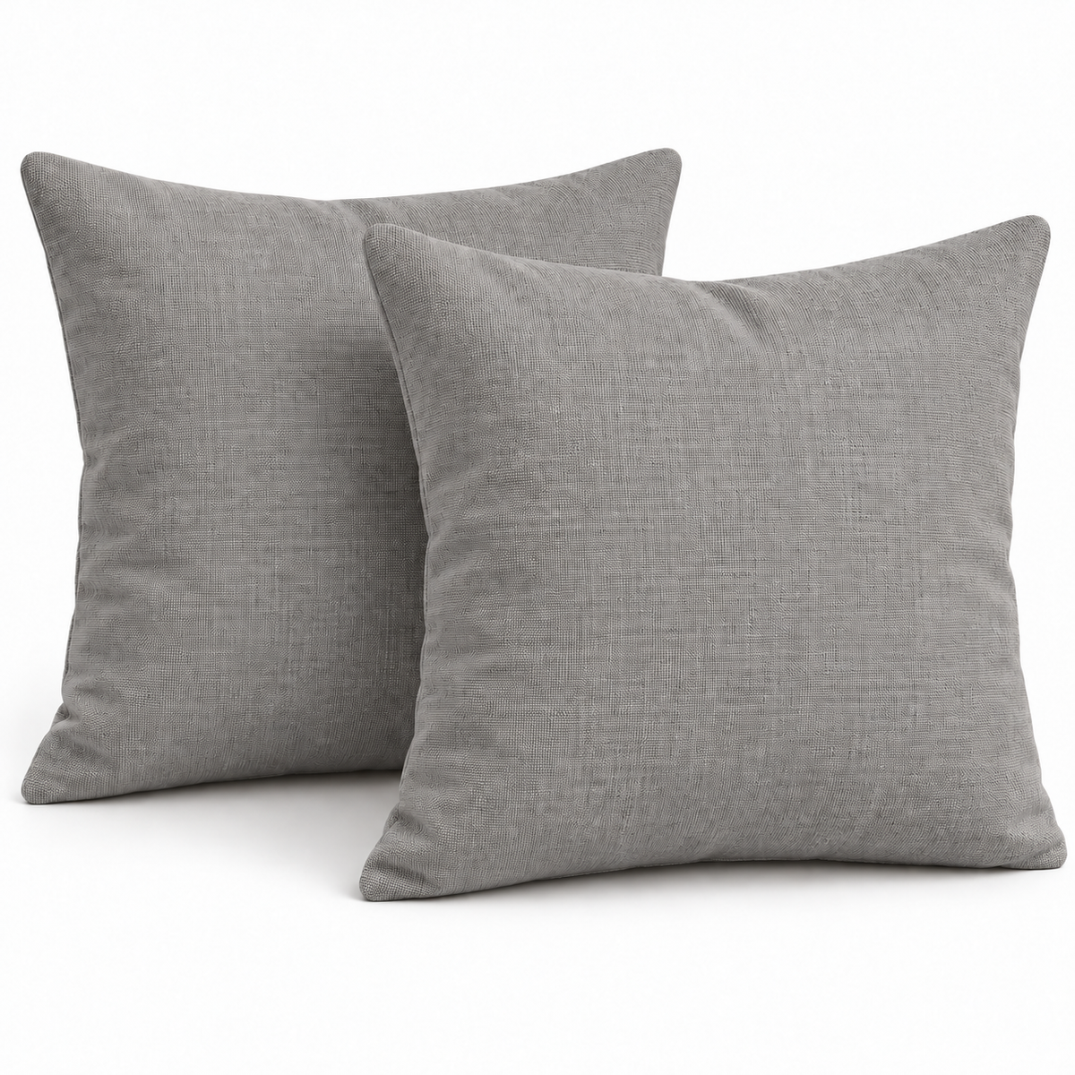 Cove Outdoor Cushions set of 2 in Medium Grey, 45 x 45 cm