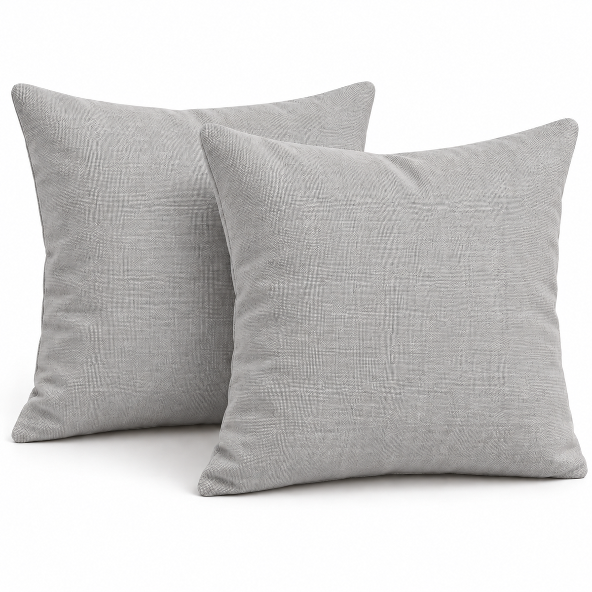 Cove Outdoor Cushions set of 2 in Silver, 45 x 45 cm