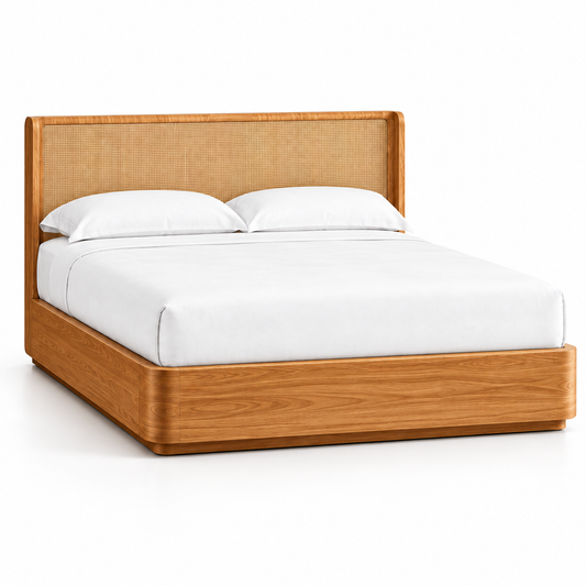 Boho-Chic Cane Bed