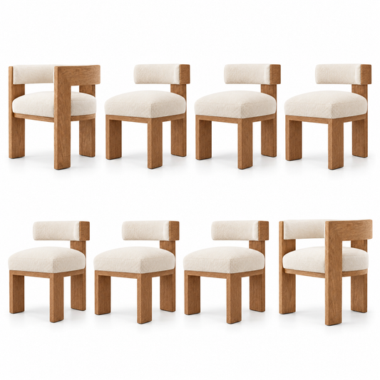 Union Grand Dining Set, 6 chairs and 2 armchairs