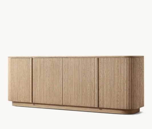 Fluted sideboard