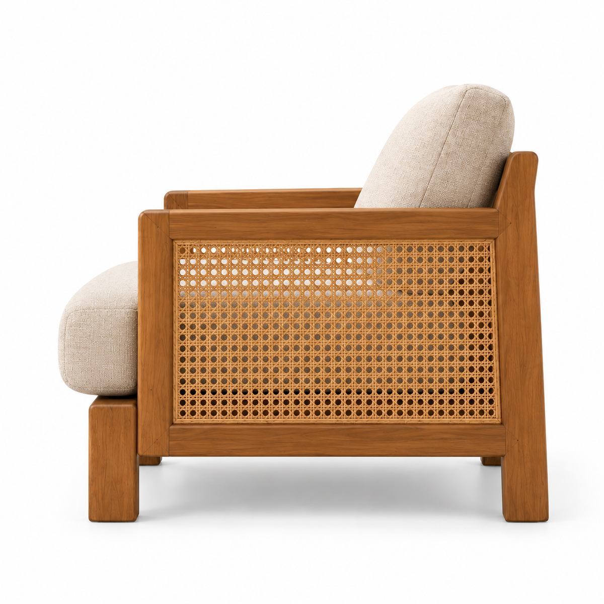 Solas Lounge Chair – handcrafted beech wood lounge chair by Cozyology