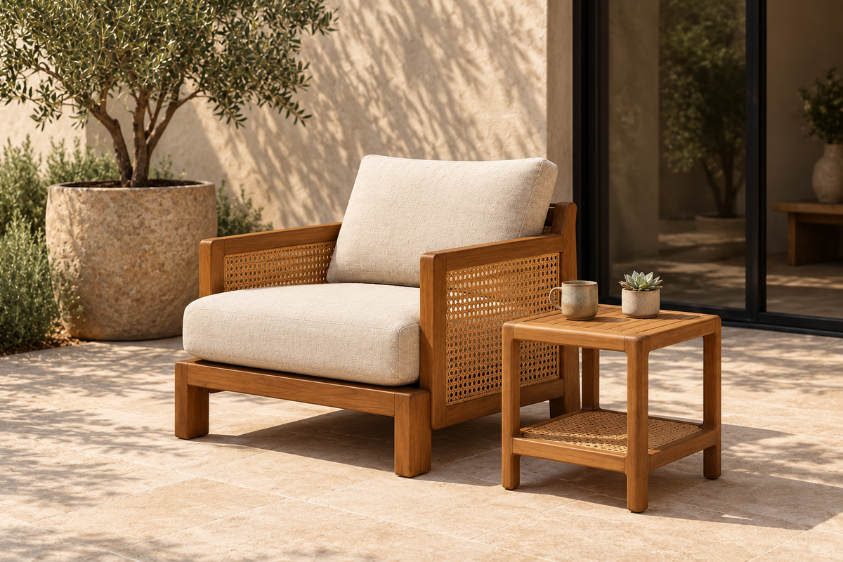 Solas Lounge Chair – deep upholstered seat and back cushion