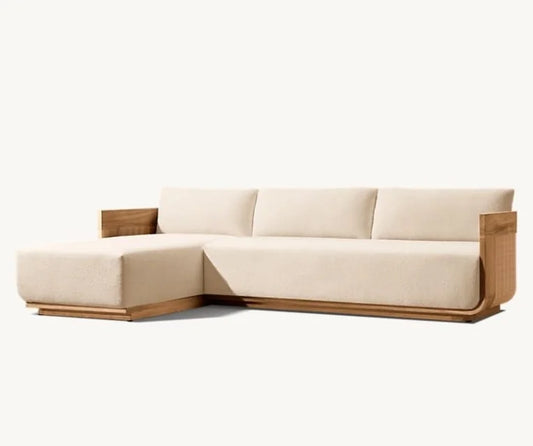 Caramel Cane Lounge Sectional