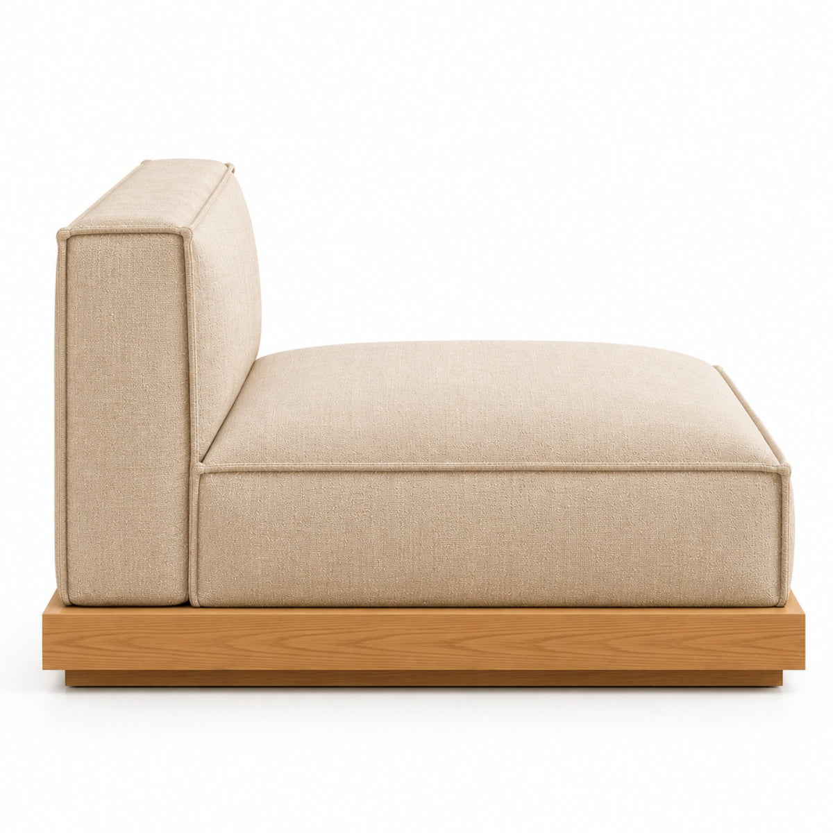 Avola outdoor modular sofa side profile