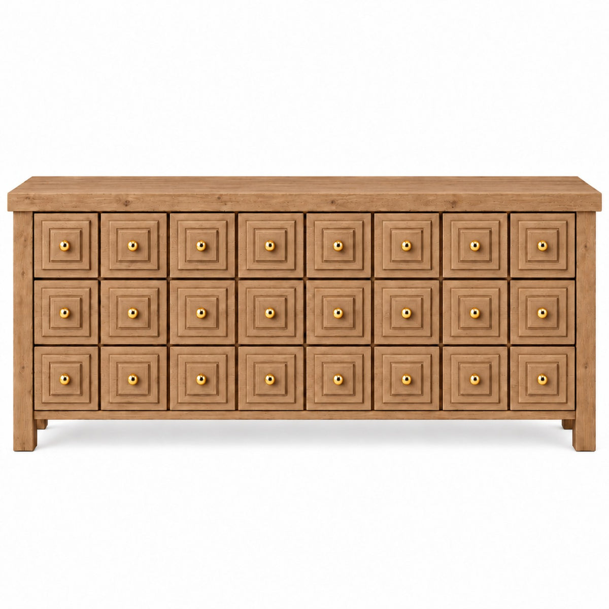 Chantelle Sideboard - natural oak front view